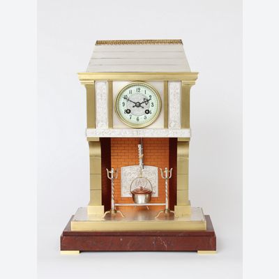 Een Franse industriële pendule, Guilmet circa 1890