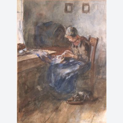 Kleding verstellen in interieur