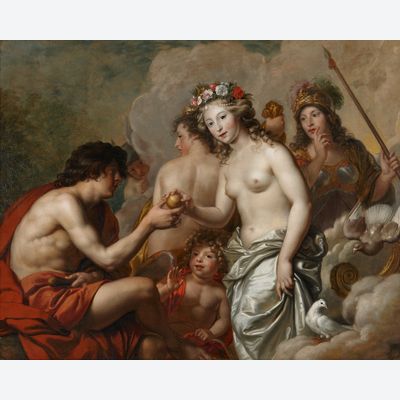 Adriaen Backer (ca. 1635-1684), Het oordeel van Paris