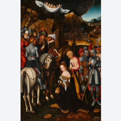 Elias Hauptner (ca. 1575-1627), naar Lucas Cranach