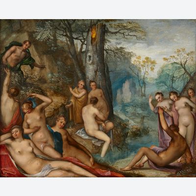 Hans Rottenhammer (1564-1625), Diana en Actaeon