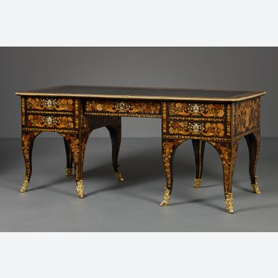 Frans Louis XIV bureau plat, toegeschreven aan Renaud Gaudron