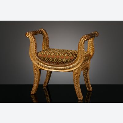 Noord-Europese Louis XVI taboeret