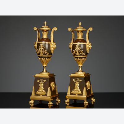 Paar Franse Empire Retour d’Égypte siervazen