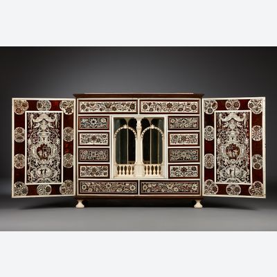 Joachim Tielke (Königsberg 1641- 1719 Hamburg)  een pronkkabinet