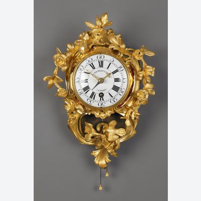 French Louis XV Cartel d'Alcove