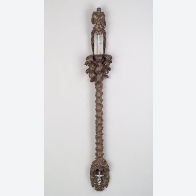 French Louis XVI Mercury Barometer In The Shape Of A Palmtree