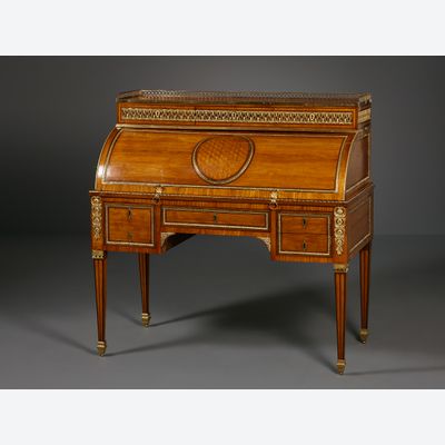 Frans Louis XVI cilinderbureau