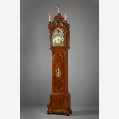 Horloge de parquet avec boite à musique d’Amsterdam,  Gerrit Bramer