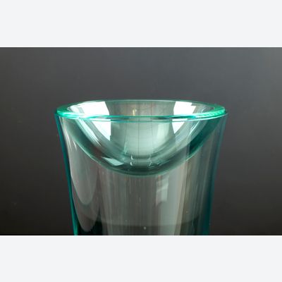 Bert Frijns, 1953 Worms (Germany), clear stackable bowls in glass, 2-piece (1994-1995)