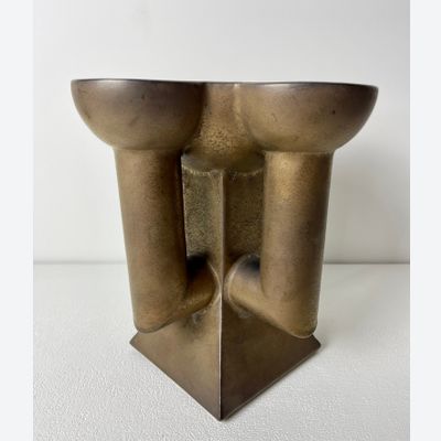 Jan van der Vaart (1931-2000), uniek, steengoed vormstuk