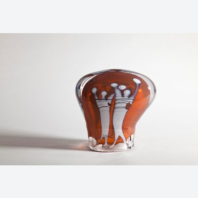 Sybren Valkema, Unique Studio Glass Object, Executed at Studio Wilke Adolfsson, 1989