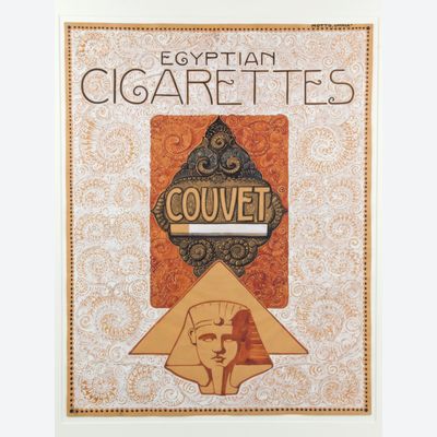 Louis Heymans, Entwurf für Plakat 'Ägyptische Zigaretten', 1920er Jahre