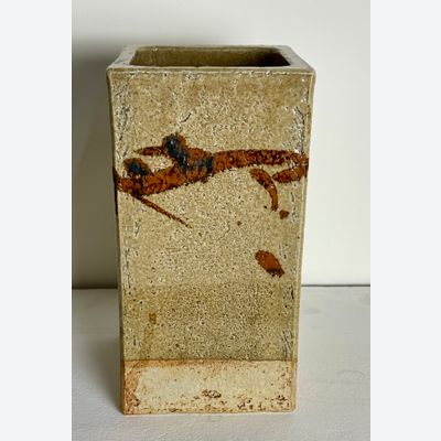 Jan de Rooden, rechte Vase mit abstrakten Verzierungen, 1978