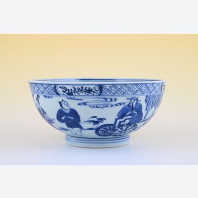 A Chinese porcelain bowl
