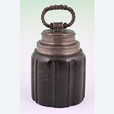 Sharpstone storage canister.