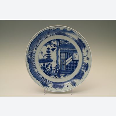 A Chinese porcelain plate