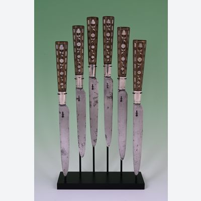 Set van zes Hollandse mesjes