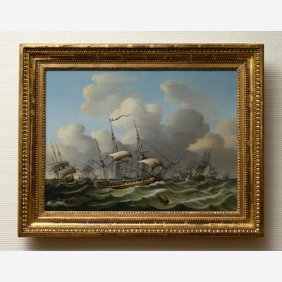 Meeresansicht vor der Küste von Vlissingen