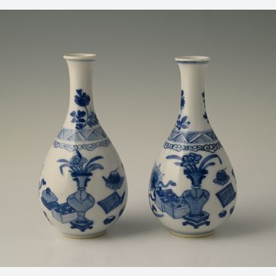 Ein paar chinesische Porzellanvasen