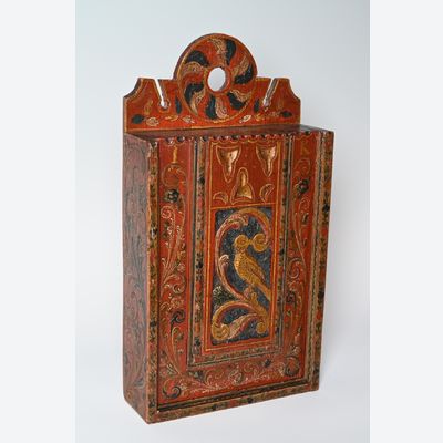 A  Hindeloopen, Dutch 'schooltas'