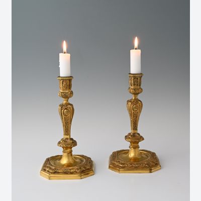 Een prachtig stel kandelaars