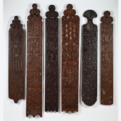 A collection Dutch Mangle Boards