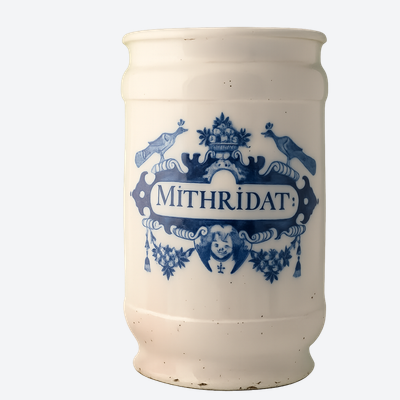 Een Delfts aardewerk apothekerspot