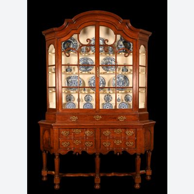 A Dutch 18th century Display Cabinet