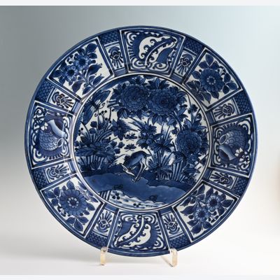 A large Japanese Arita dish