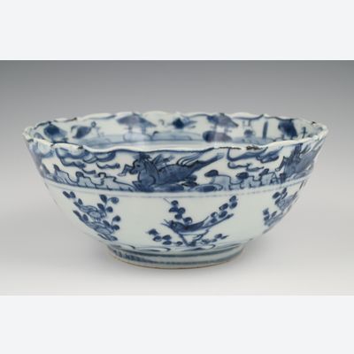 A Chinese porcelain bowl