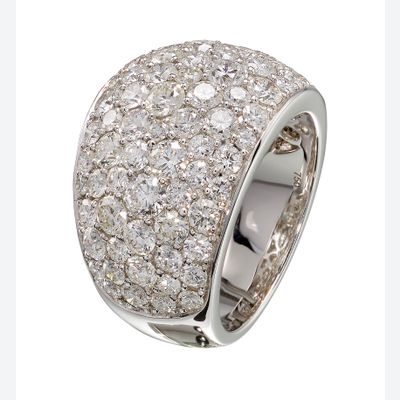 Artur Scholl 18 Karat Weißgold Diamantring