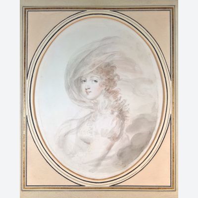 J.B. Isabey: portret van een Prinses van Hessen