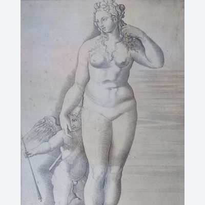 Gravure: Venus en Eros