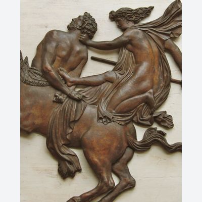 Twee reliefs met centauren