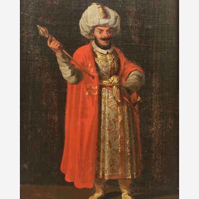 Portraits d'un sultan et d'un écrivain chinois.