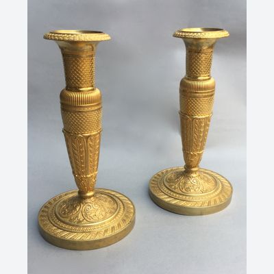 Paar Empire kandelaars