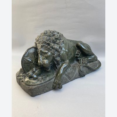 Grand Tour Sculpture of the Lion of Lucerne