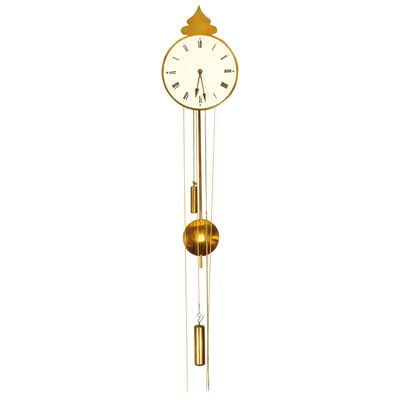 A Vienna brass quarter striking so-called 'Brettl' wall clock, circa 1835