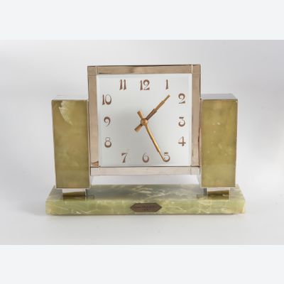 Very Important Exceptional Mystery Art Deco 8th Day Mantel Clock, circa 1931