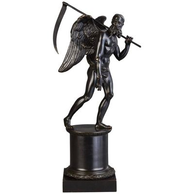 Eine Bronzestatue von KRONOS (Kronos), um 1820 herum.