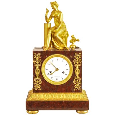 A French ‘Empire’ ormolu mantel clock, circa 1810