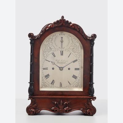 A beautiful small English mahogany 8-day bracket clock by Anderson, circa 1850