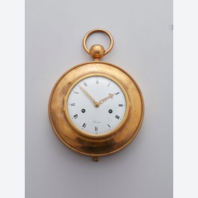 A French ormolu wall clock by Bourdier a Paris, circa 1790