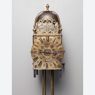 A French Provincial 18th century Lantern Clock, circa 1730