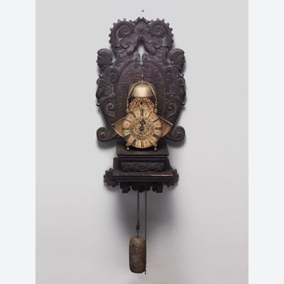 An English Striking Wing Lantern clock, circa 1720