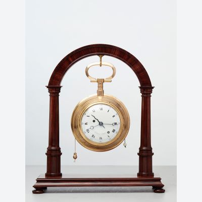 A French gilt bronze coach watch by Festeau a Paris, circa 1790