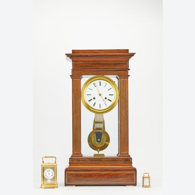 4 Glas Französische Regulatoruhr