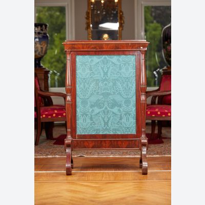 French fire screen 19th century