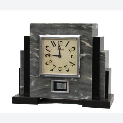 M165 French marble Atmos mantel timepiece set Reutter.